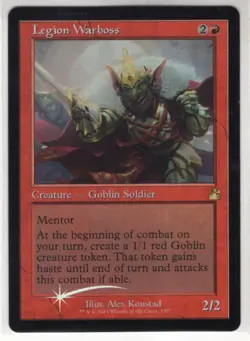 MTG Ravnica Remastered Foil Retro Frame Card Legion Warboss - Image 1