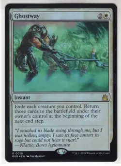 MTG Ravnica Remastered Foil Card #19 Ghostway - Image 1