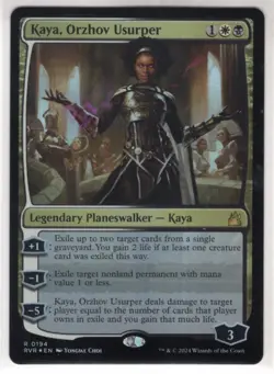 MTG Ravnica Remastered Foil Card #194 Kaya Orzhov Usurper - Image 1