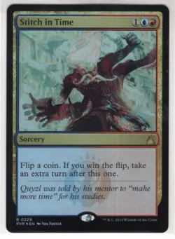 MTG Ravnica Remastered Foil Card #229 Stitch in Time - Image 1