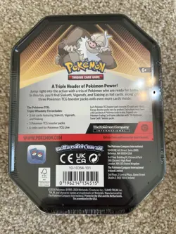 3 x Triple Whammy Collector Sealed Tins (Complete Tin Set) Pokemon TCG - Image 4
