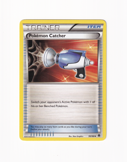 Pokemon Catcher 95/98 Emerging Powers Regular Non Holo Pokemon Light Played LP - Image 1