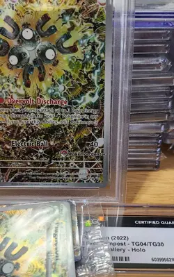 2024 POKEMON SVP SURGING SPARKS POKEMON CENTER ETB PROMO #159 MAGNETON PSA 10 - Image 2