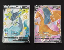 Pokemon TCG “V” 2 Pack Bundle: Charizard V And Dragapult V - Image 1