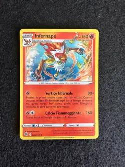 INFERNAPE 026/172 HOLO ASTRI LUCENTI SPADA E SCUDO CARTA POKEMON ITA - Image 1