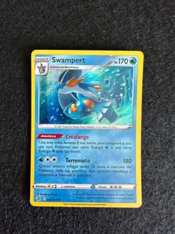 SWAMPERT 064/264 HOLO COLPO FUSIONE SPADA E SCUDO CARTA POKEMON ITA - Image 1