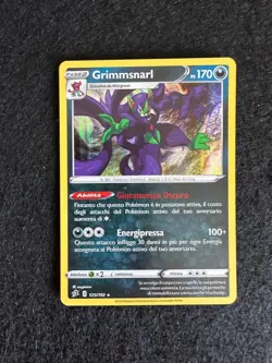 GRIMMSNARL 125/189 HOLO LUCENTEZZA SIDERALE SPADA E SCUDO CARTA POKEMON ITA - Image 1