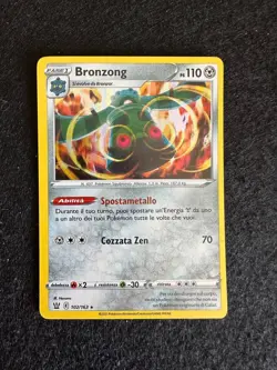 BRONZONG 102/163 HOLO STILI DI LOTTA CARTA POKEMON ITA - Image 1