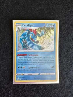FERALIGATR 057/264 HOLO COLPO FUSIONE SPADA E SCUDO CARTA POKEMON ITA - Image 1