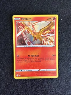 MOLTRES 021/172 HOLO ASTRI LUCENTI SPADA E SCUDO CARTA POKEMON ITA - Image 1