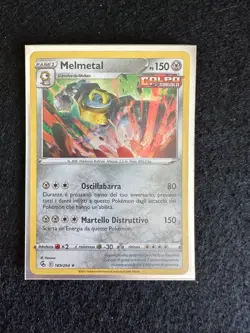MELMETAL 189/264 HOLO COLPO FUSIONE SPADA E SCUDO CARTA POKEMON ITA - Image 1