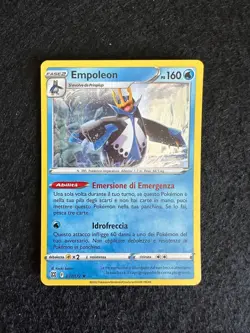 EMPOLEON 037/172 HOLO ASTRI LUCENTI SPADA E SCUDO CARTA POKEMON ITA - Image 1