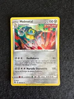 MELMETAL 189/264 HOLO COLPO FUSIONE SPADA E SCUDO CARTA POKEMON ITA - Image 1
