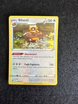 BIBAREL 121/172 HOLO ASTRI LUCENTI SPADA E SCUDO CARTA POKEMON ITA - Image 1