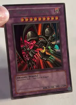 B. Skull Dragon MRD-018 Played MP Ultra Rare Holo Yugioh Card 2002 - Image 2
