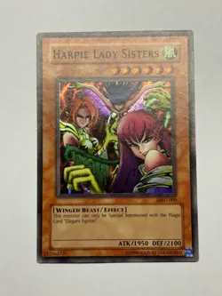 Yugioh Harpie Lady Sisters Metal Raiders MRD-009 LP - Image 1