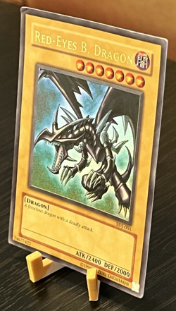 Yugioh Red-Eyes Black Dragon SDJ-001 Ultra Rare LP - Image 2