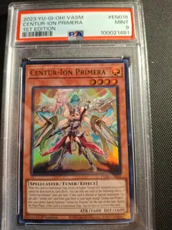 Yugioh! VASM 1st ed CENTUR-ION PRIMERA #EN016 Ultra Rare 💎 DSG 10 Gem Mint - Image 1