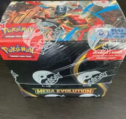 Pokemon TCG Mega Evolution Booster Box 36 Packs & 1 Promo Card - Image 1