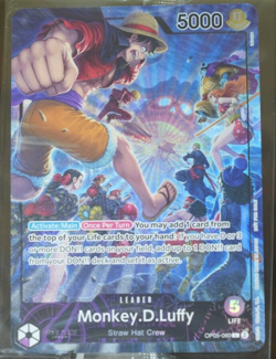 Monkey.D.Luffy PSA Magazine Promo OP05-060 One Piece Cards Foil SEALED - Image 1