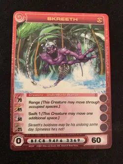 Chaotic Creature Card Skreeth Underworld Max Energy - Image 1