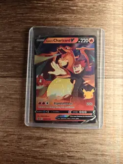 Lances Charizard v SWSH133 Promo Rare Pokemon Card Normal Sized, Mint Condition - Image 1