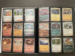 Pokemon Card Binder With 97 Cards Included. SV White Flare & Journey Together - Image 5