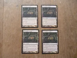 MTG 4 x Leechridden Swamp uncommon card Shadowmoor Magic The Gathering - Image 1