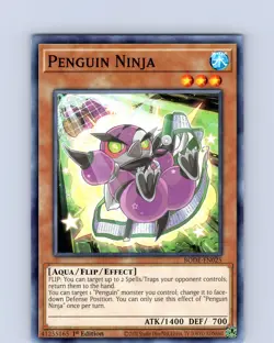 Yu-Gi-Oh TCG Penguin Ninja BODE-EN025 1st Edition Regular Common Card NM - Image 1