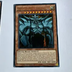 Yugioh! TCG Full set Egyptian God Cards Ra Obelisk Slifer LDK2 - Image 4