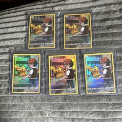 Pikachu 241/236 Cosmic Eclipse Full Art Secret Rare Holo Pokemon Card lot - Image 1