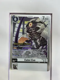 [Release Stamped] BT22-081 Eater Eve - Digimon TCG Promo Rare Tournament Card - Image 1