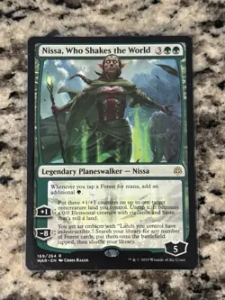 Nissa, Who Shakes the World #169 (NM) War of the Spark WAR Magic MTG - Image 1