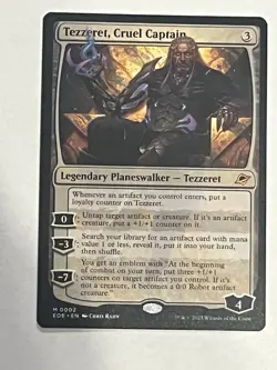 MTG: Tezzeret Cruel Captain (Edge of Eternities) Near Mint Never Played - Image 1