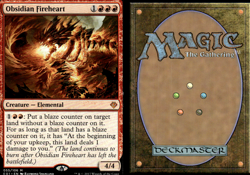Magic the Gathering -MTG- Obsidian Fireheart - Image 1