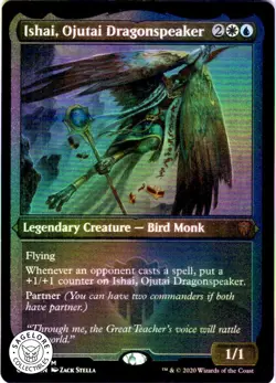 MTG Ishai, Ojutai Dragonspeaker (Foil Etch) (520) | NM | Commander Legends (CMR) - Image 1
