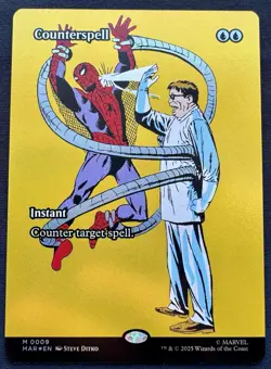Counterspell (Borderless Foil) M 0009 MTG Marvel's Spider-Man Magic - Image 1