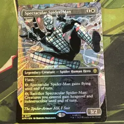 1 x Spectacular Spider-Man (0237) - Textured Foil - Borderless - Marvel's Spider - Image 1