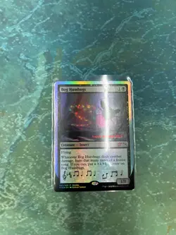 Magic the Gathering MTG BOG HUMBUGS 2018 Holiday Foil Promo - Image 1