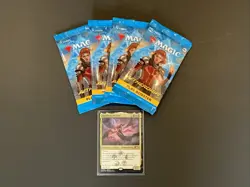 MTG Aetherdrift Play Booster Pack Sealed Magic the Gathering Lot of 4 w/ Bonus - Image 1