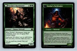 Tovolar's Huntmaster / Packleader #204 MTG Innistrad Midnight Hunt Rare 2021 TCG - Image 1