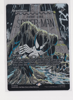 MTG x Marvel's Spider-Man Reanimate (0020) (Borderless Foil) - NM / M - Image 1