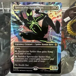 Spectacular Spider-Man (0238) (Borderless) (Textured Foil) MTG Magic Gathering - Image 1