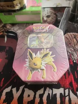 Pokemon TCG Elemental Power Tins Booster Pack Lot Of 2 Vaporeon Jolteon Sealed - Image 1