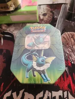 Pokemon TCG Elemental Power Tins Booster Pack Lot Of 2 Vaporeon Jolteon Sealed - Image 2