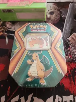 Pokemon TCG Dragonite Tin With 10 Booster Packs - New & Factory Sealed - Image 1
