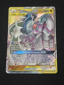Arceus & Dialga & Palkia GX 156/236 Sm-Cosmic Eclipse Holo Pokemon TCG Near Mint - Image 1