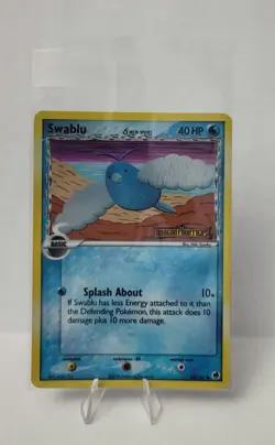 Pokemon: Swablu (Delta Species) 65/101 REVERSE HOLO STAMPED-Dragon Frontiers NM - Image 1