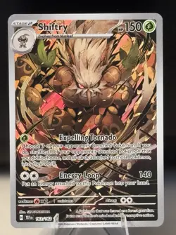Pokemon TCG Shiftry Full Art Holo Temporal Forces 163/162 Illustration Rare - Image 1