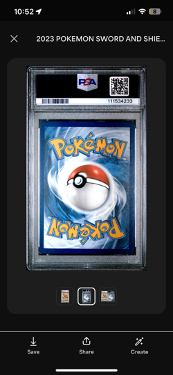2023 Pokemon Crown Zenith Origin Forme Dialga VSTAR Full Art GG68/GG70 PSA 10 - Image 3
